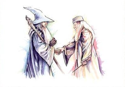 Gandalf Dumbledore Wizards Geek Gallery